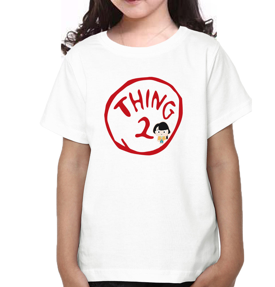 Thing1 Thing2 Mother and Daughter Matching T-Shirt- FunkyTradition