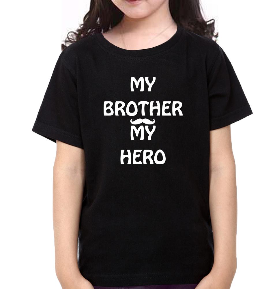 My Sister My angel My Brother My hero Brother-Sister Kid Half Sleeves T-Shirts -FunkyTradition