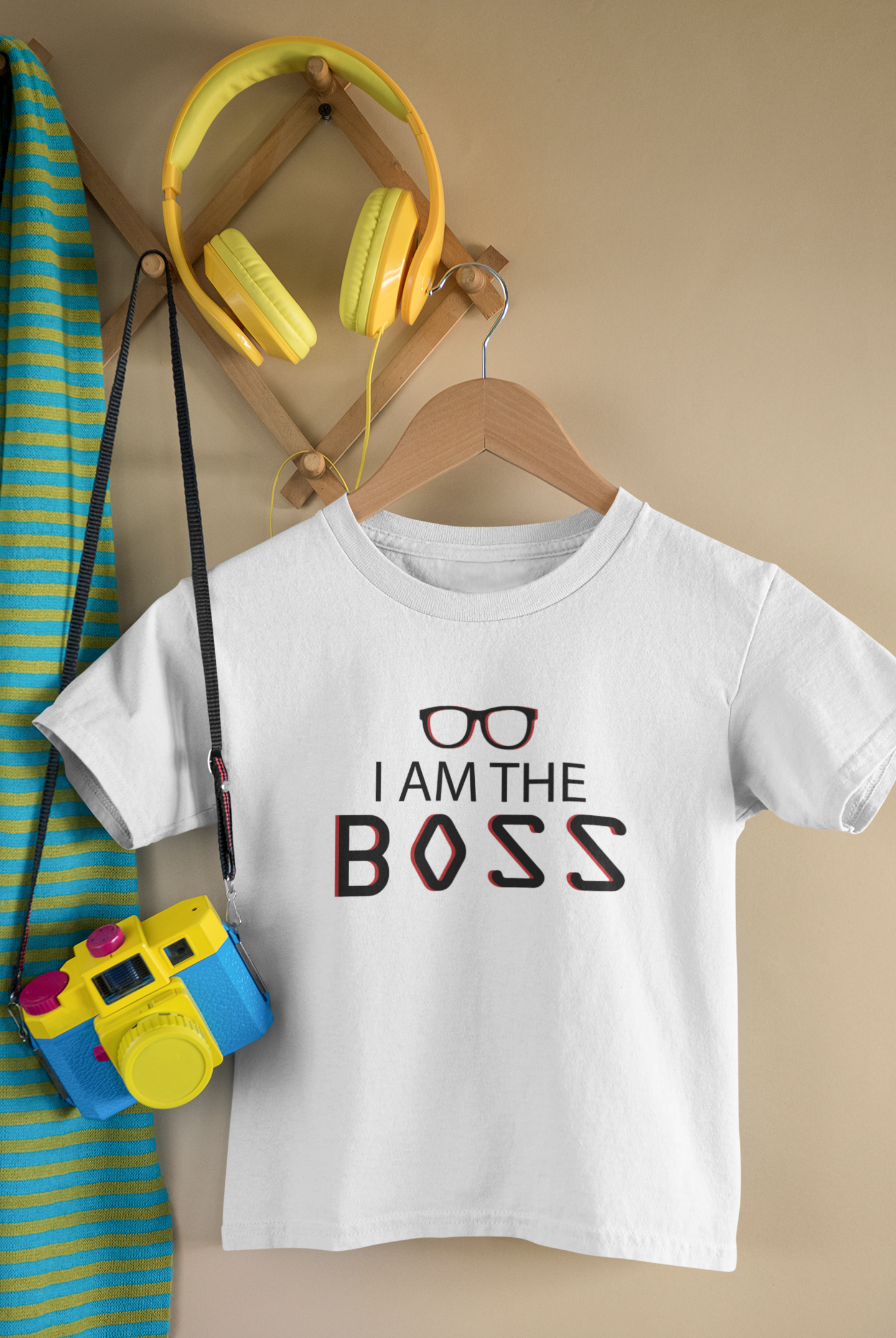 I Am The Boss Father and Daughter White Matching T-Shirt- FunkyTradition