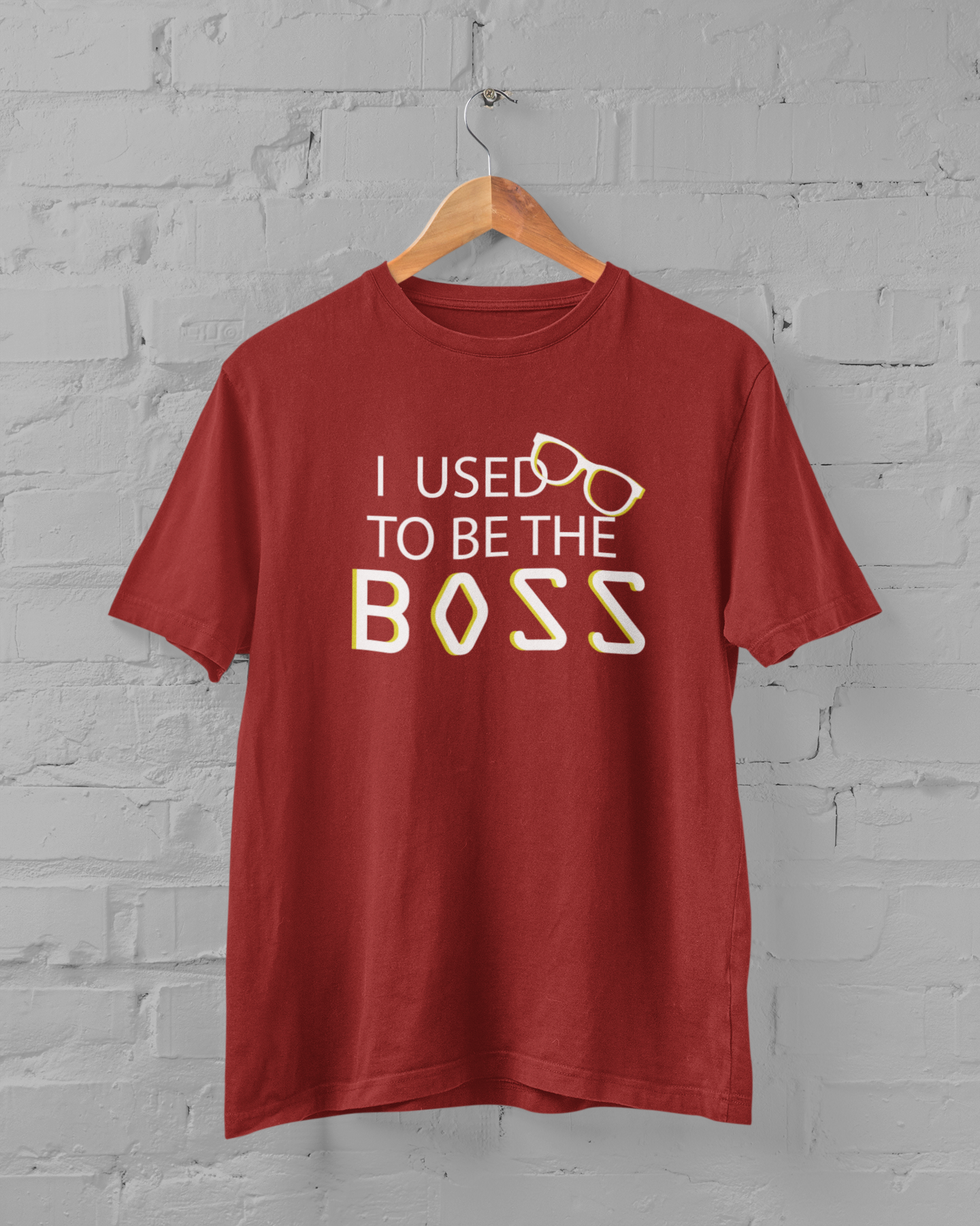I Am The Boss Father and Daughter Red Matching T-Shirt- FunkyTradition