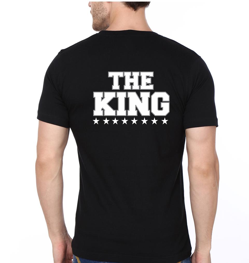The King His Queen Couple Half Sleeves T-Shirts -FunkyTradition
