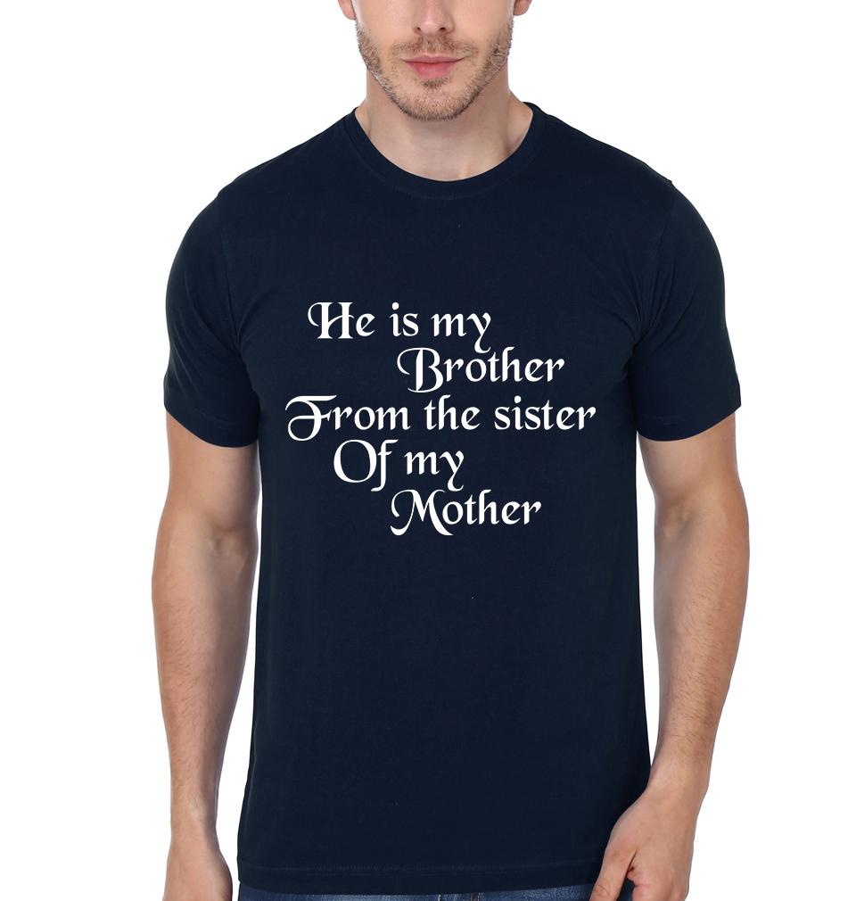 He Is My Brother Half Sleeves T-Shirts-FunkyTradition