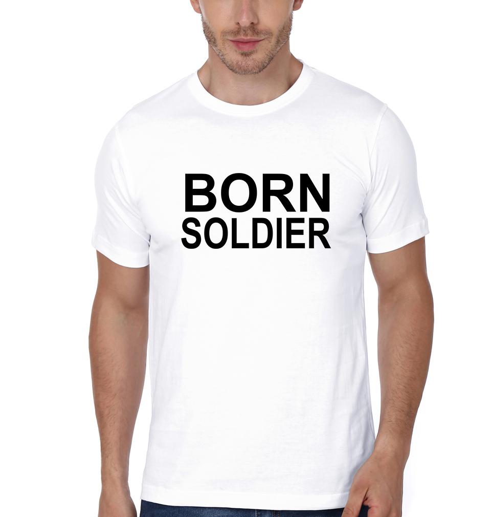 My Son Grew Up To be A soldier Born soildier Mother and Son Matching T-Shirt- FunkyTradition