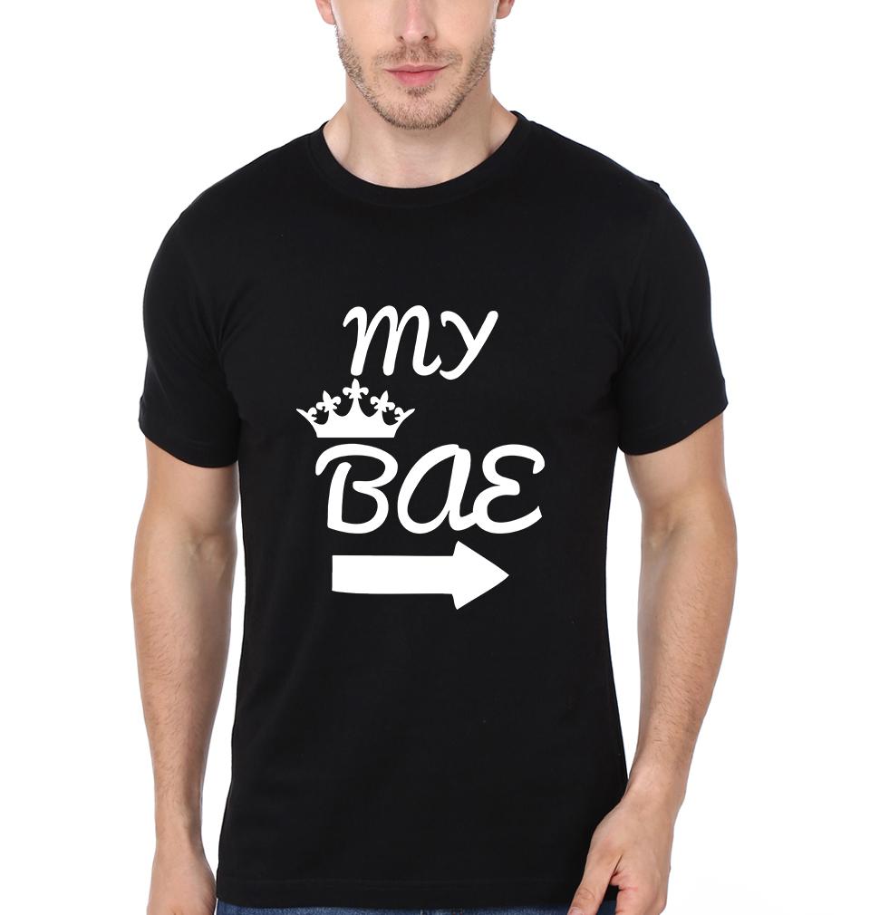 My BAE My Boo Couple Half Sleeves T-Shirts -FunkyTradition