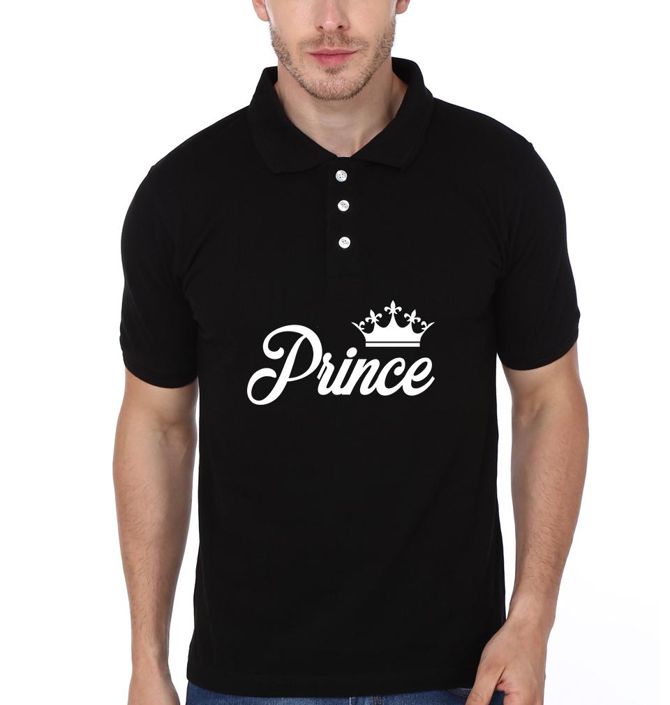 Prince Princess Couple Polo Half Sleeves T-Shirts -FunkyTradition