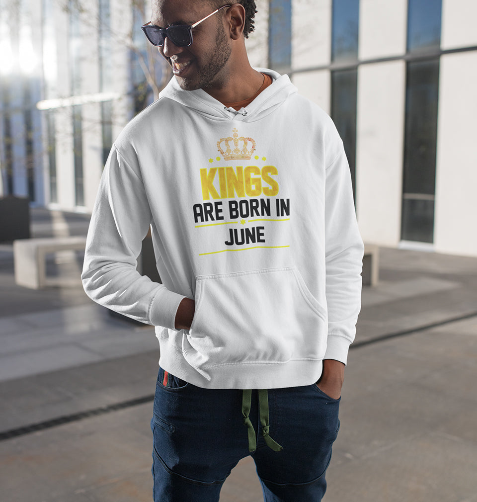 Kings Are Born In June Hoodie For Men-FunkyTradition
