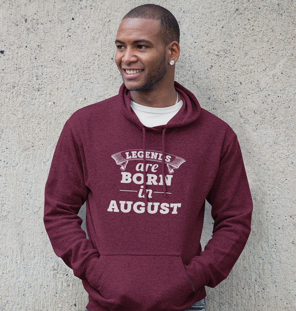 Legends are Born in August Hoodie For Men-FunkyTradition