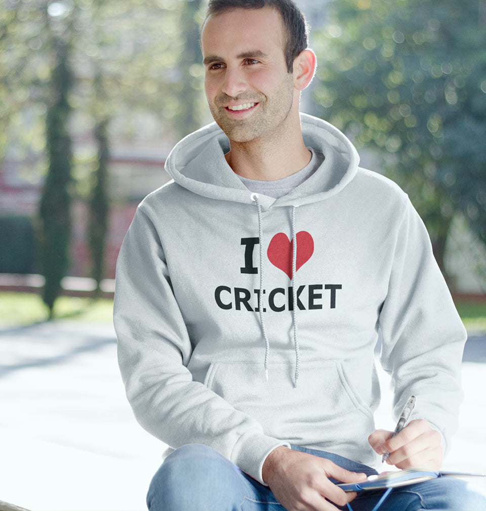 Love Cricket Hoodie For Men-FunkyTradition