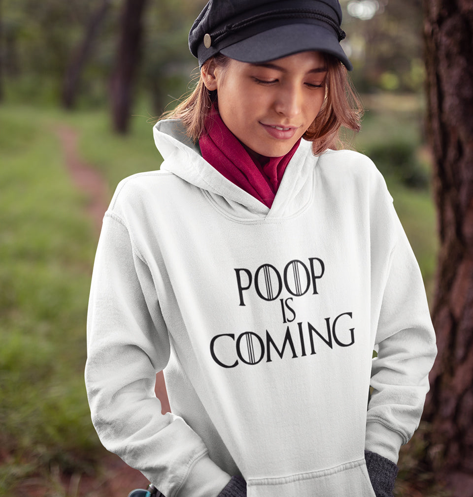 Poop Is Coming Hoodies for Women-FunkyTradition