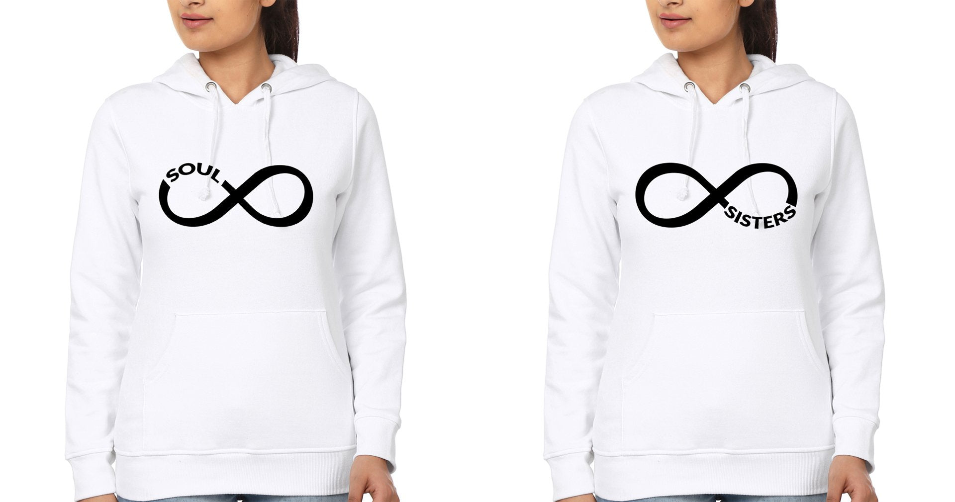 Soul Sister BFF Hoodies-FunkyTradition