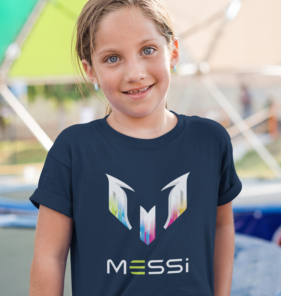 Messi Half Sleeves T-Shirt For Girls -FunkyTradition