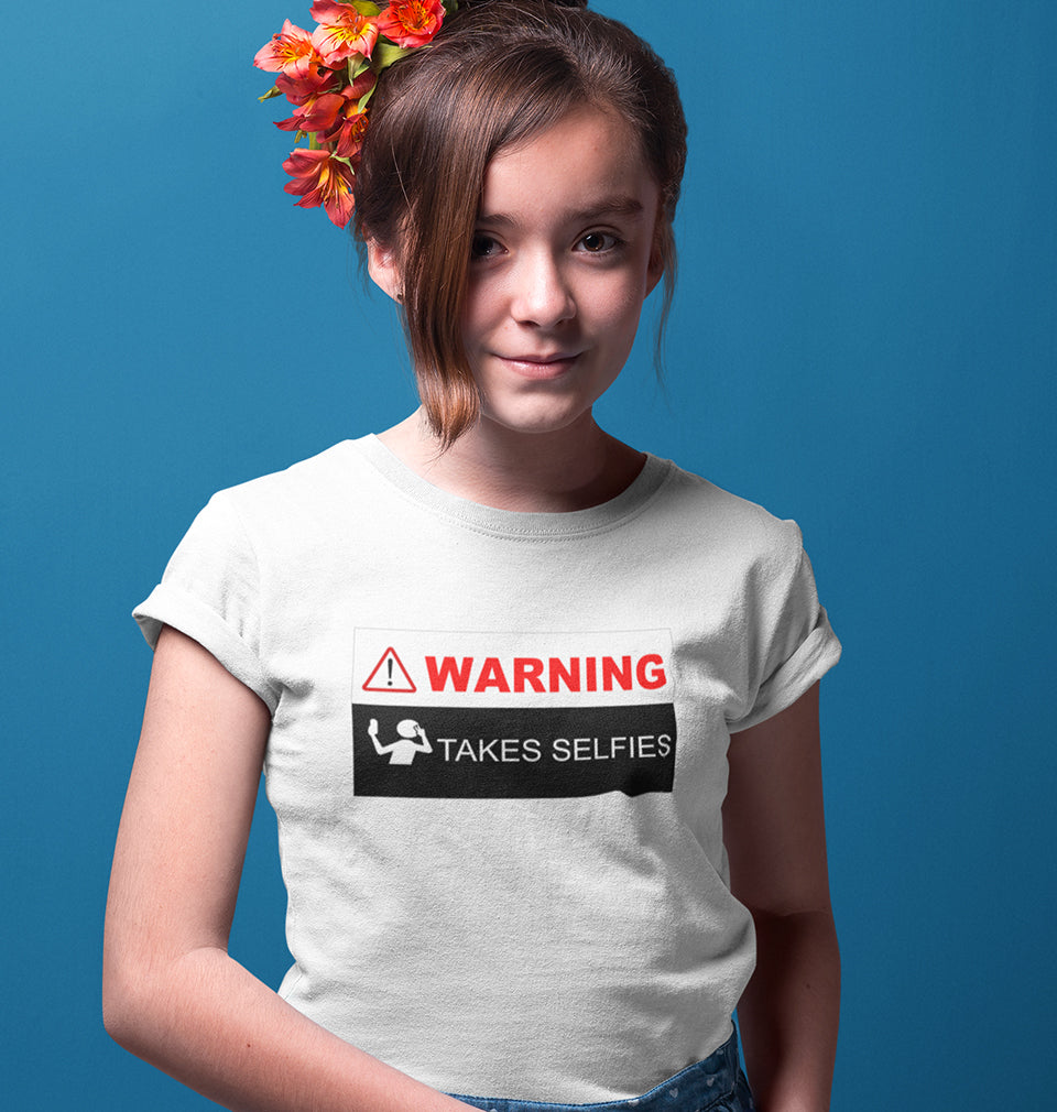 WARning Half Sleeves T-Shirt For Girls -FunkyTradition