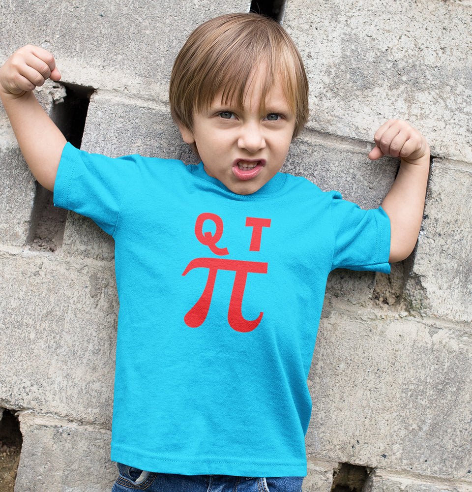 Qt Pi Half Sleeves T-Shirt for Boy-FunkyTradition