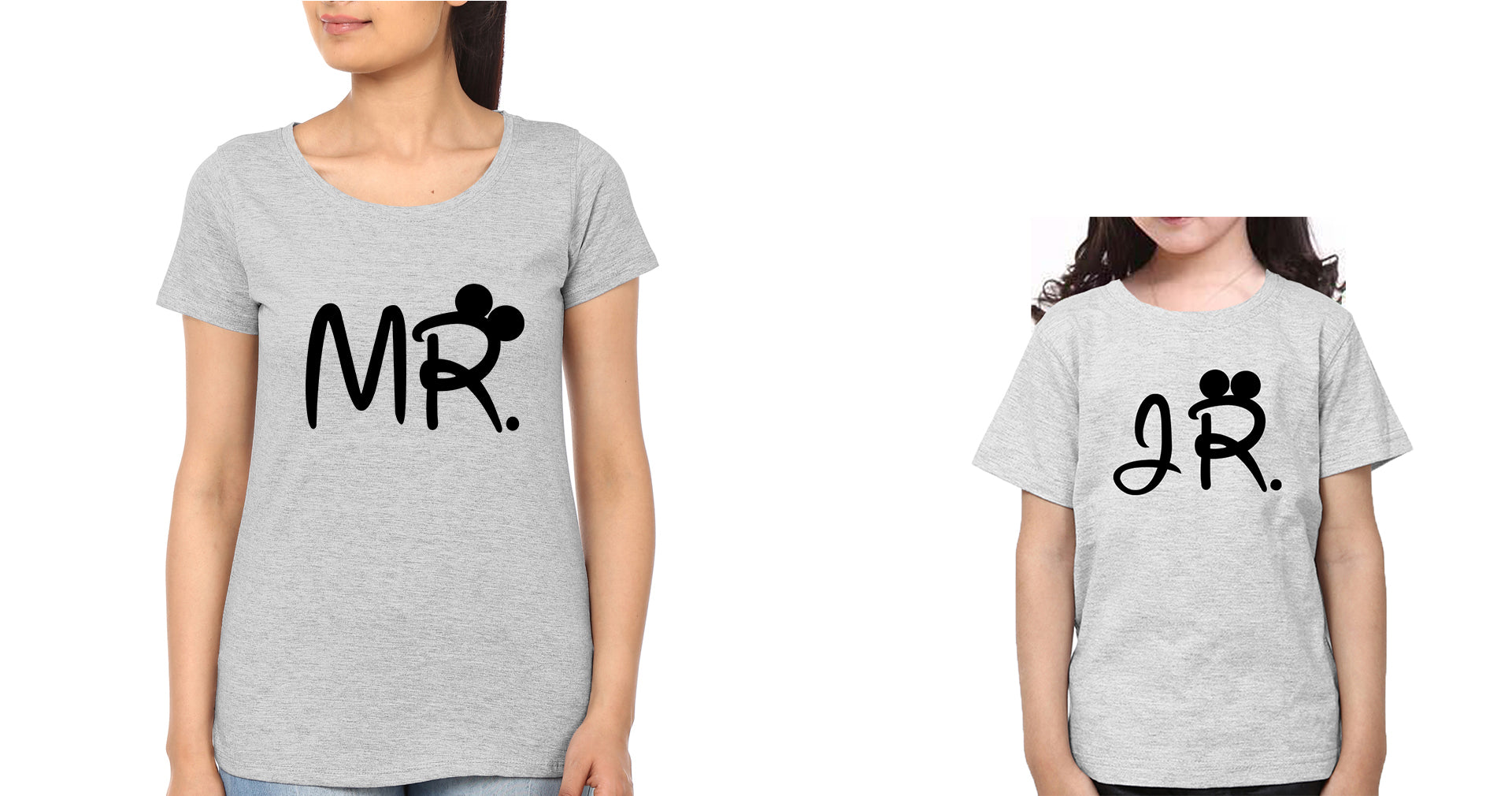 Mr. Jr Mother and Daughter Matching T-Shirt- FunkyTradition