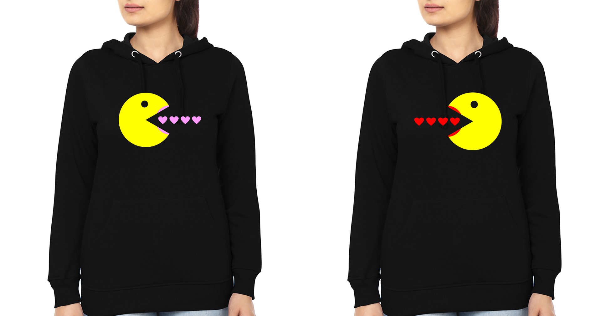 Pacman BFF Hoodies-FunkyTradition