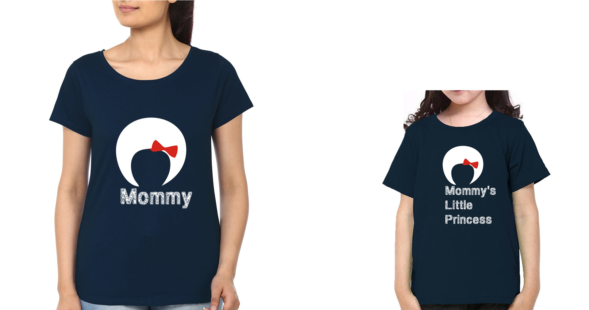 Mommy Mommy's Little Princess Mother and Daughter Matching T-Shirt- FunkyTradition