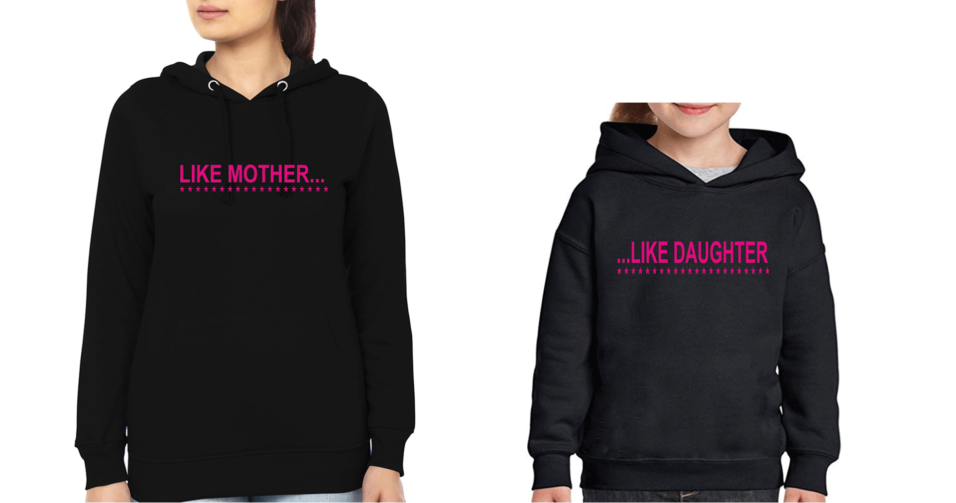 Like Mother Like Daughter Mother and Daughter Matching Hoodies- FunkyTradition