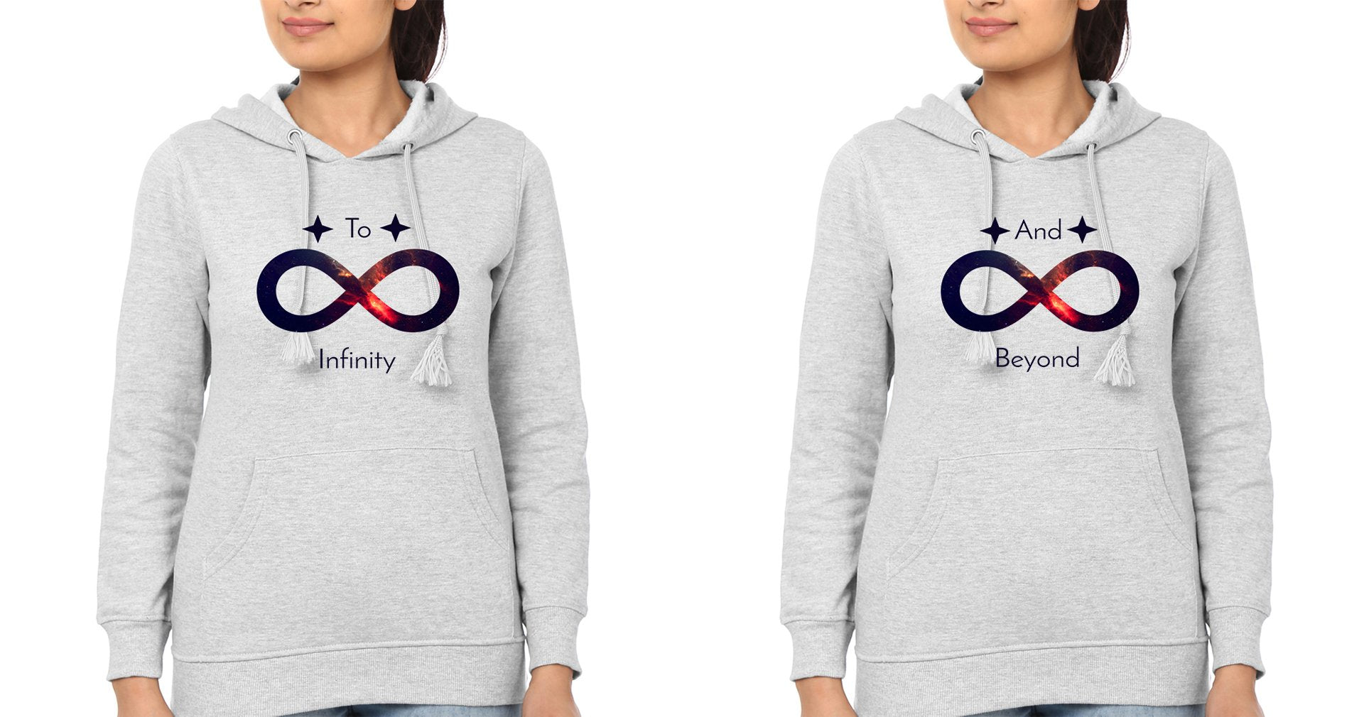 To Infinty And Beyond BFF Hoodies-FunkyTradition