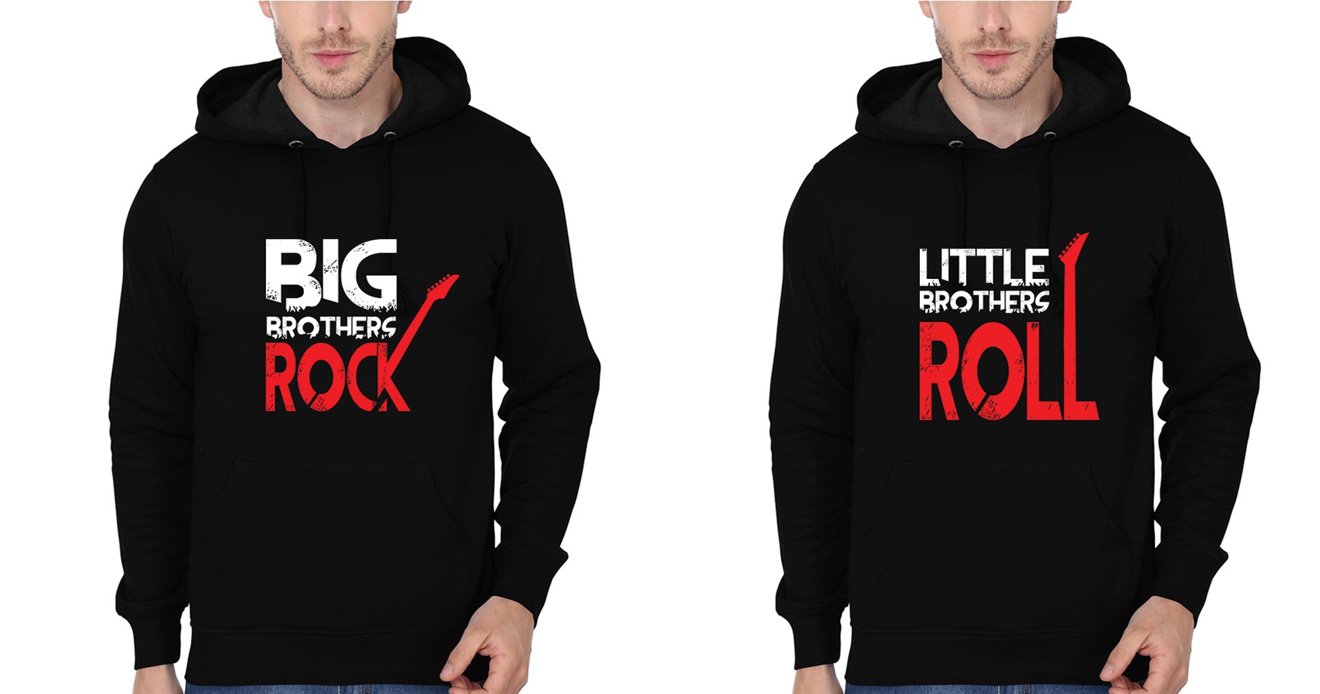 Rock n Roll Brother-Brother Hoodies-FunkyTradition