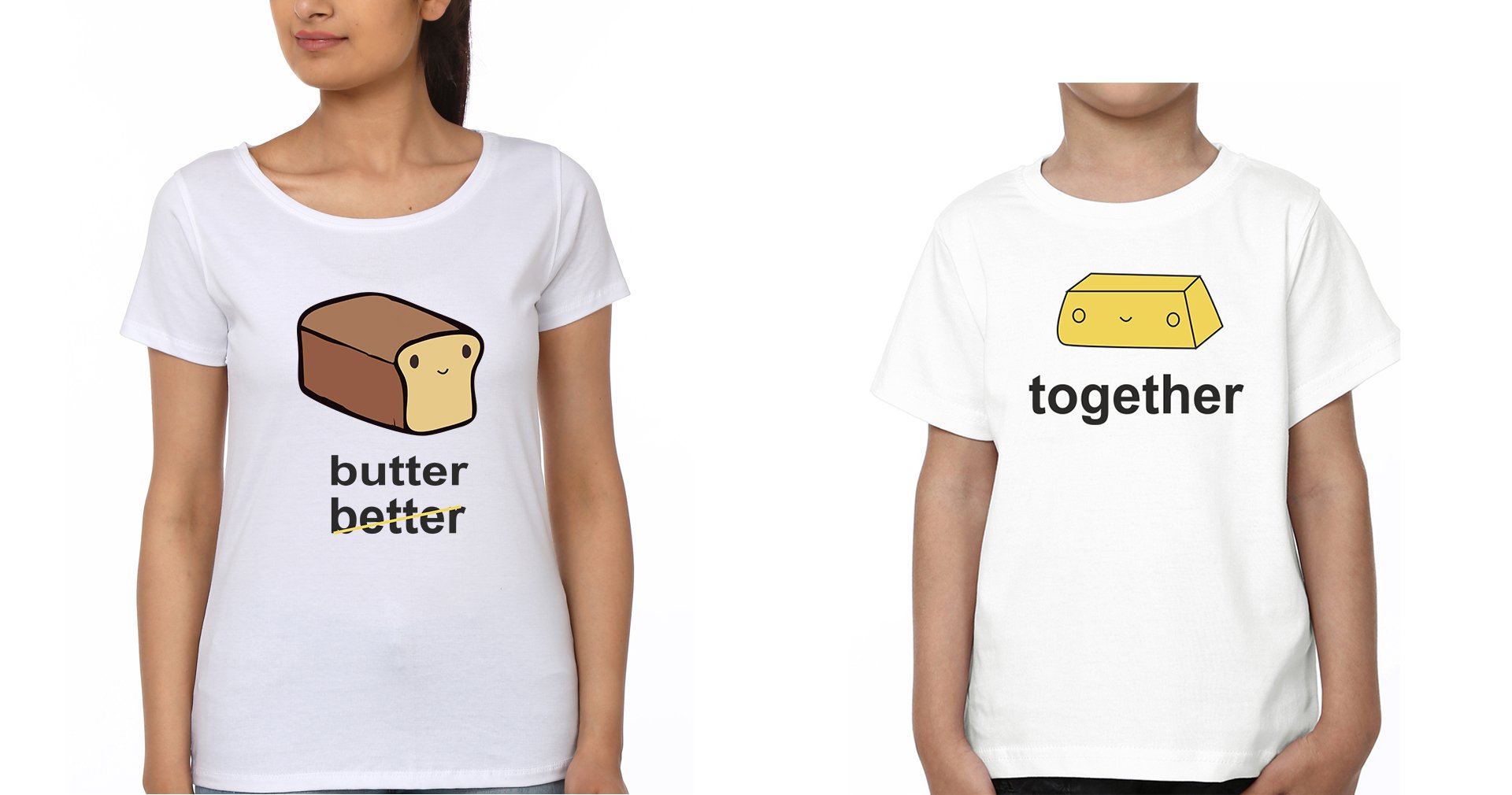 Butter together Mother and Son Matching T-Shirt- FunkyTradition