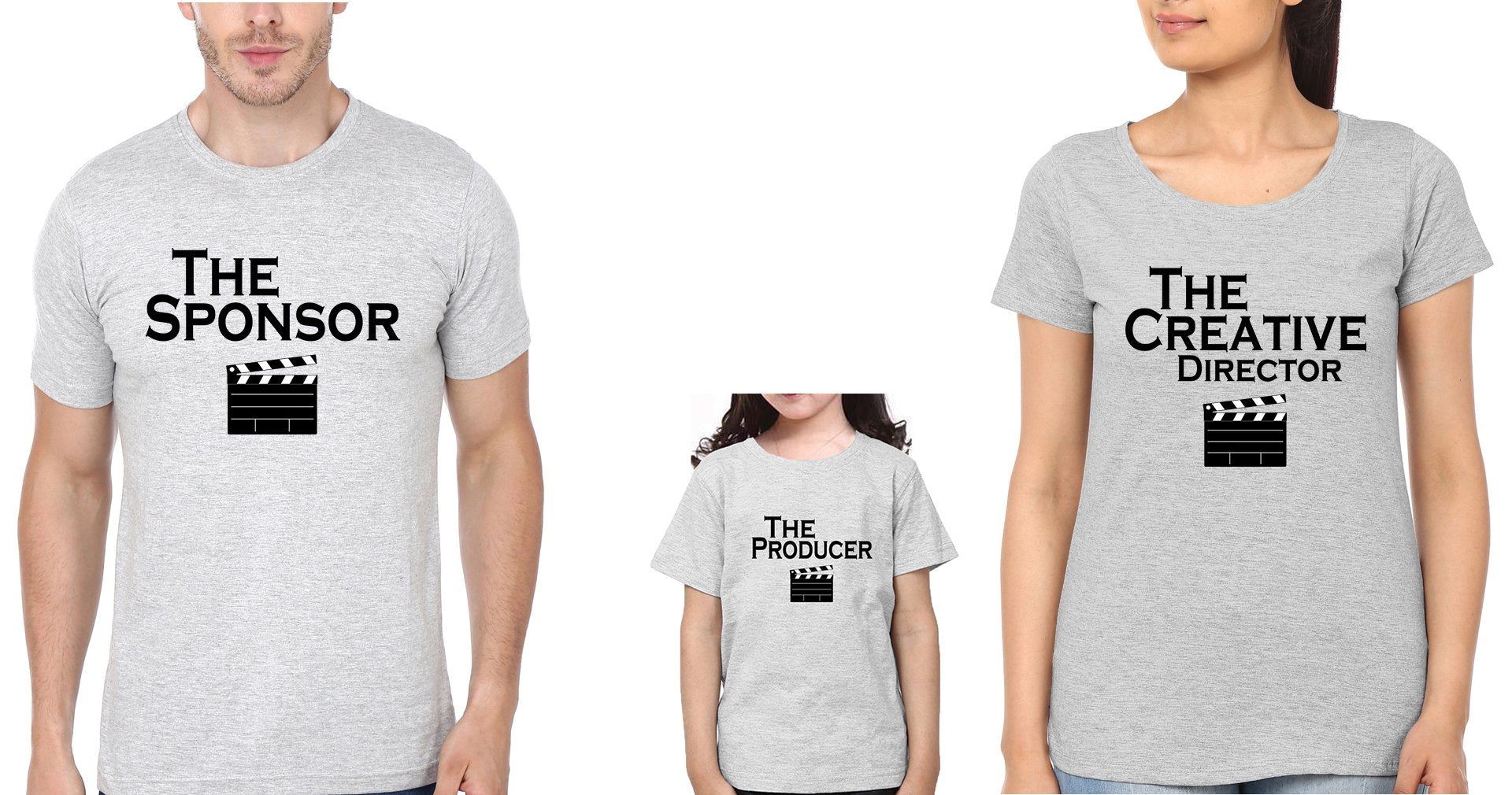 The Producer Creative Director Sponser Family Half Sleeves T-Shirts-FunkyTradition