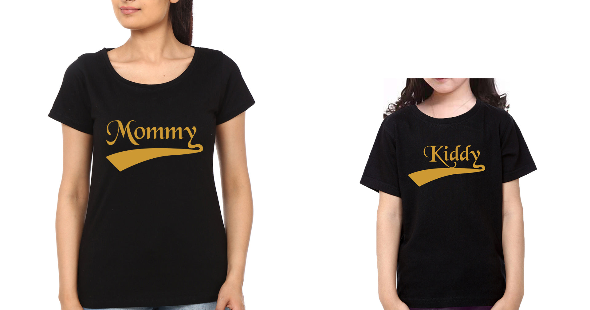 Mommy Kiddy Mother and Daughter Matching T-Shirt- FunkyTradition