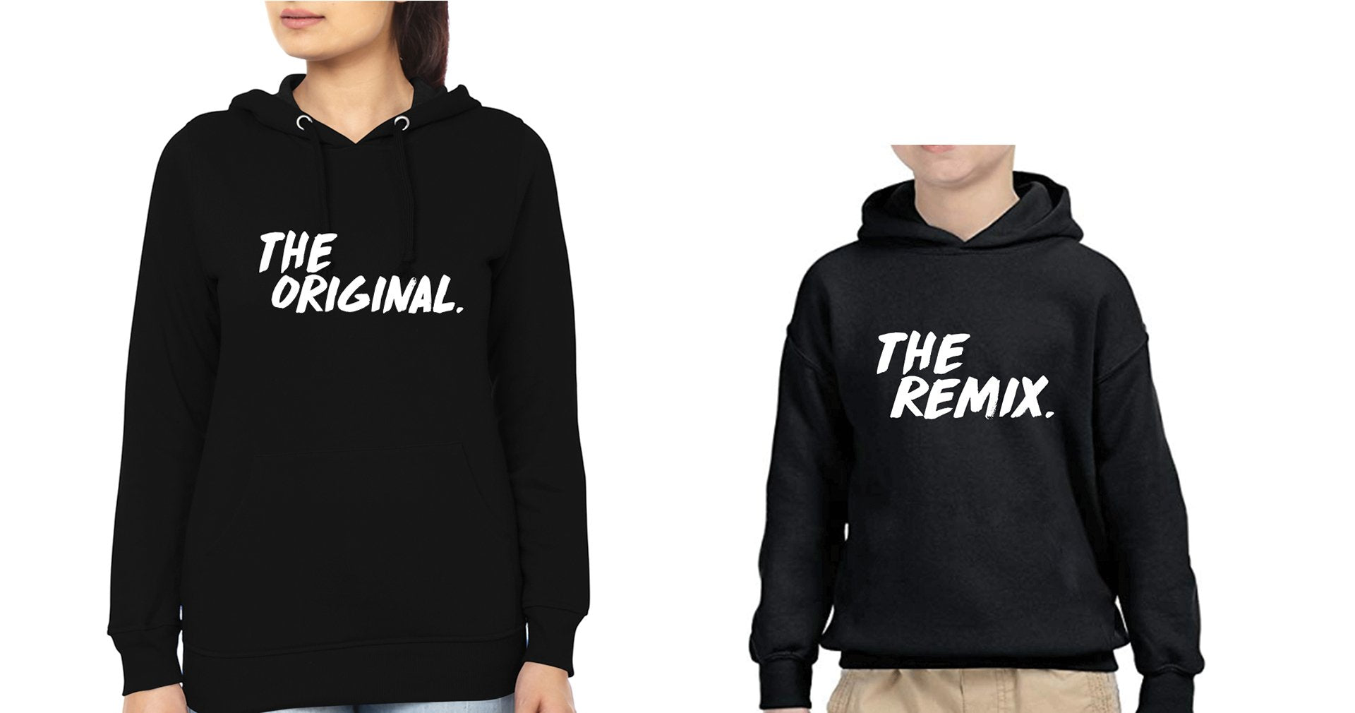 The Original The remix Mother and Son Matching Hoodies- FunkyTradition