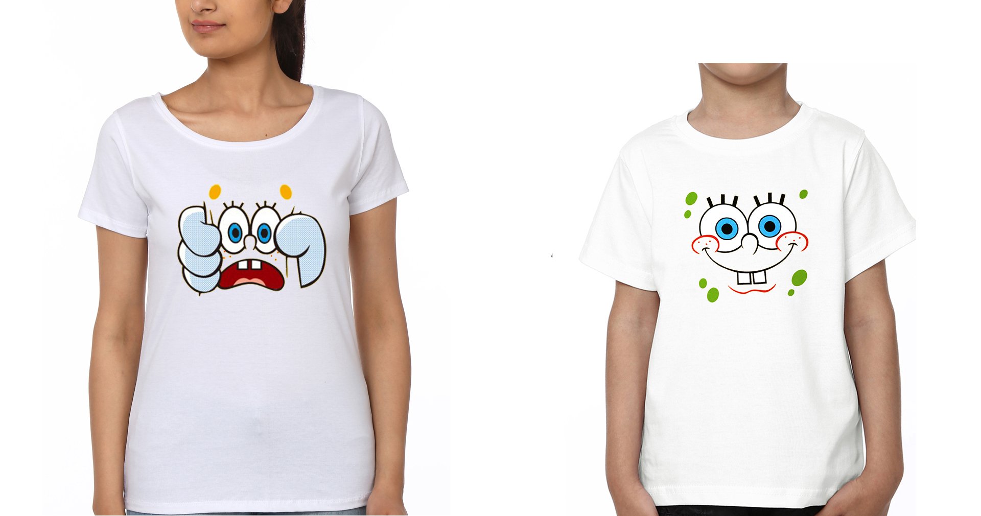 Spongbe Mother and Son Matching T-Shirt- FunkyTradition