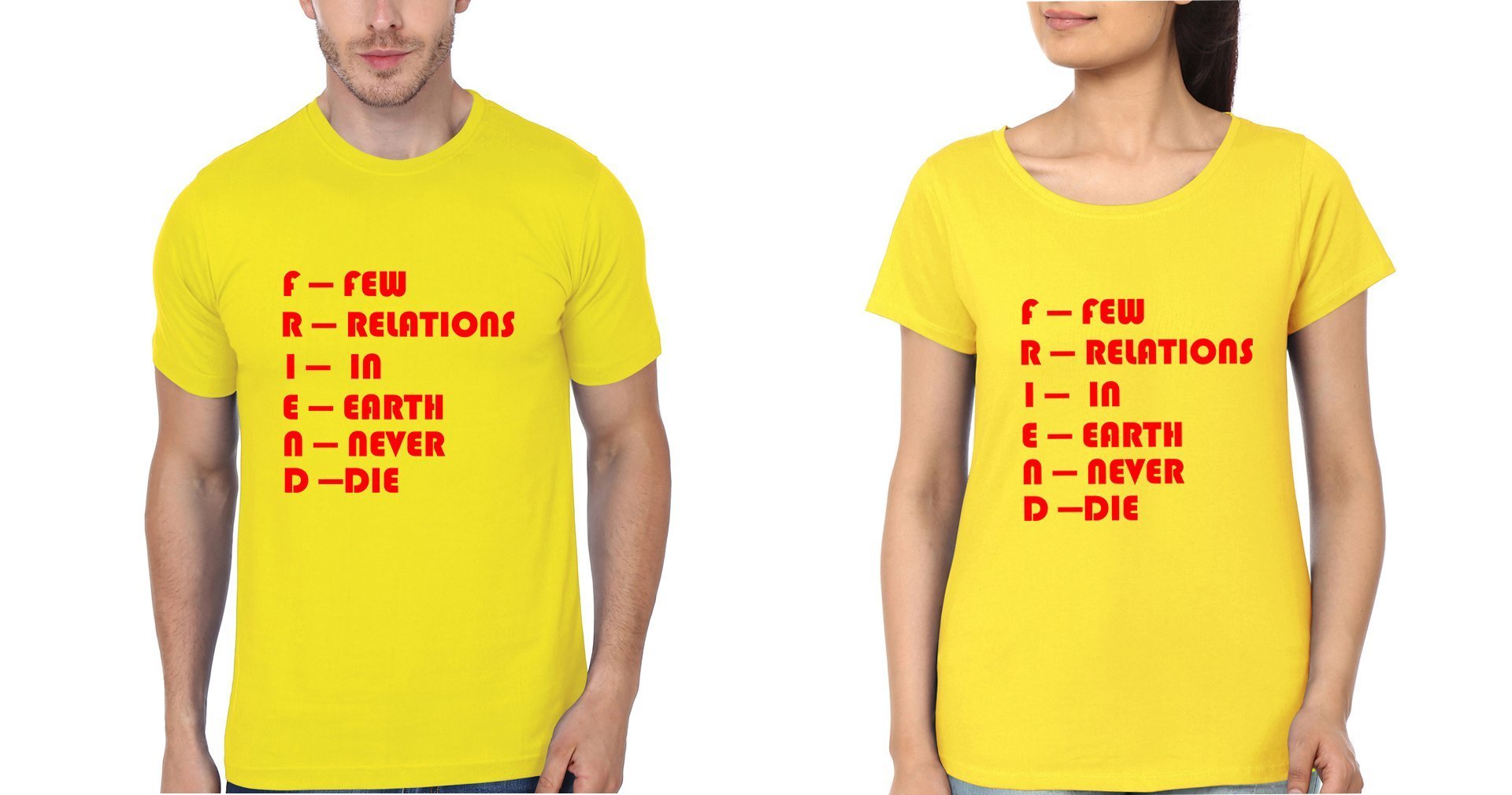 Friend BFF Half Sleeves T-Shirts-FunkyTees
