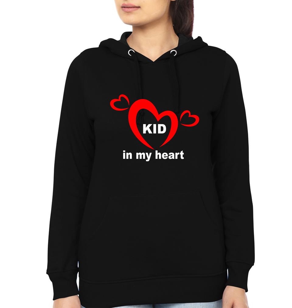 Mom In My Heart Kid in My Heart Mother and Son Matching Hoodies- FunkyTradition