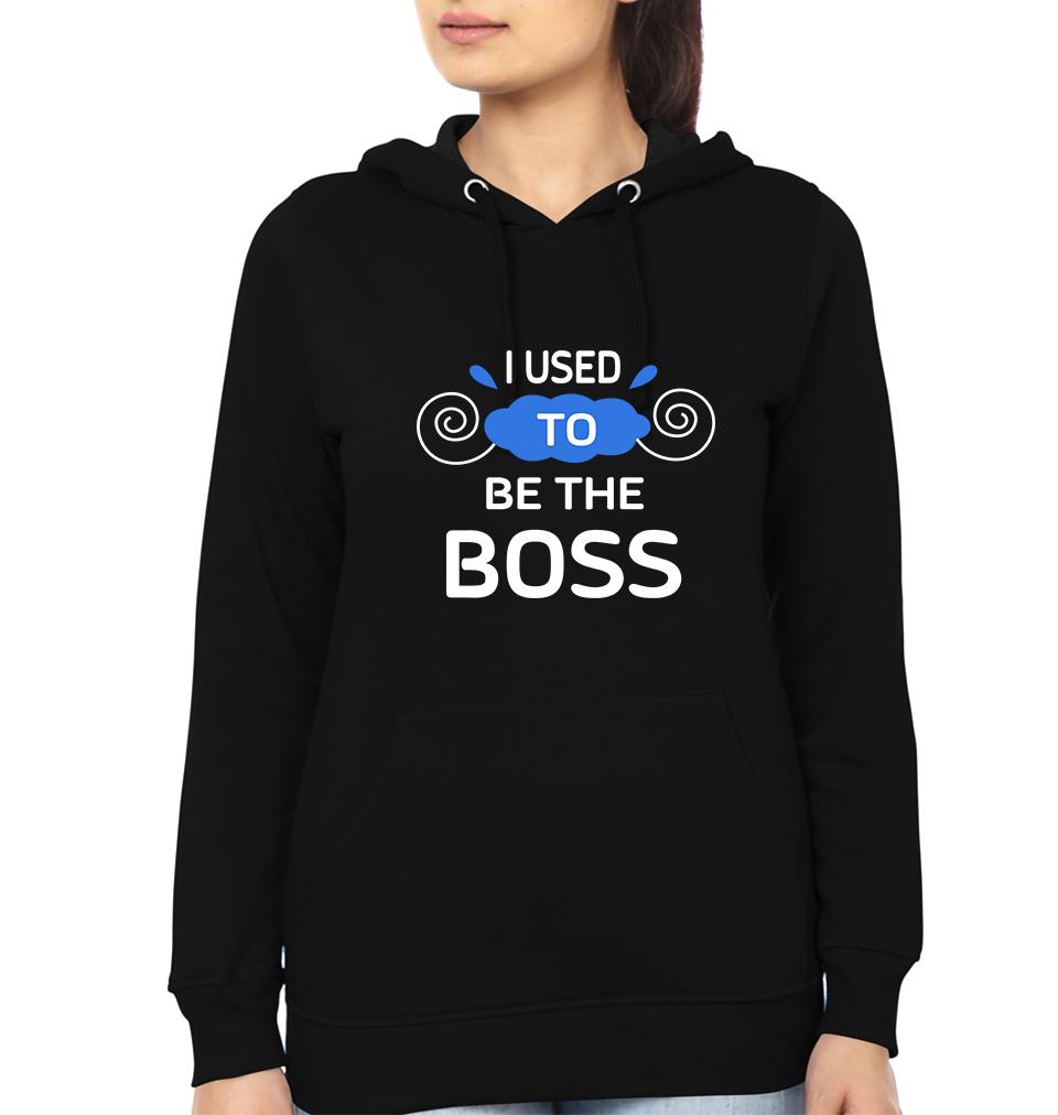 I Used To Be Boss & I Am Boss Mother and Son Matching Hoodies- FunkyTradition