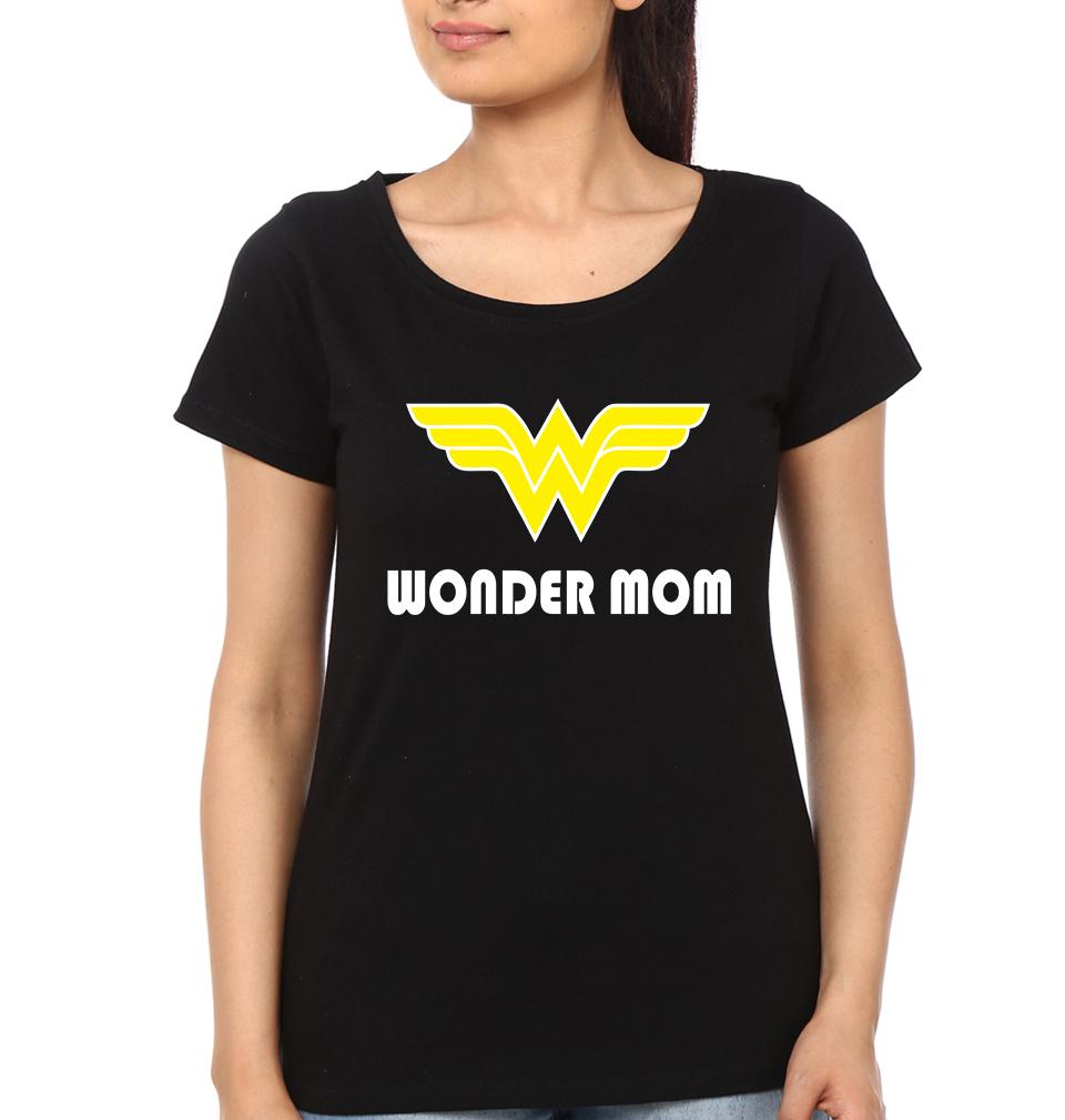 Wonder Mom Super Boy Mother and Son Matching T-Shirt- FunkyTradition