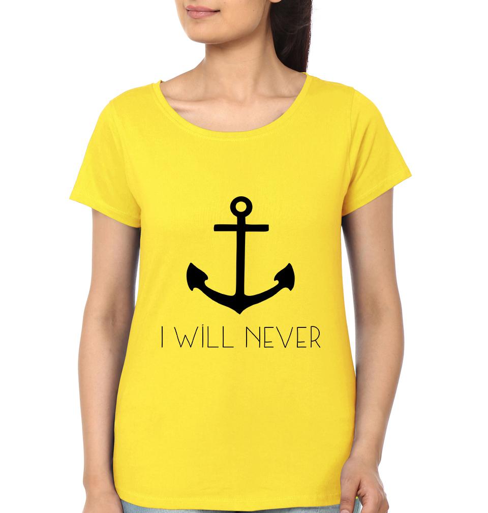I Will Never Sister Sister Half Sleeves T-Shirts -FunkyTradition