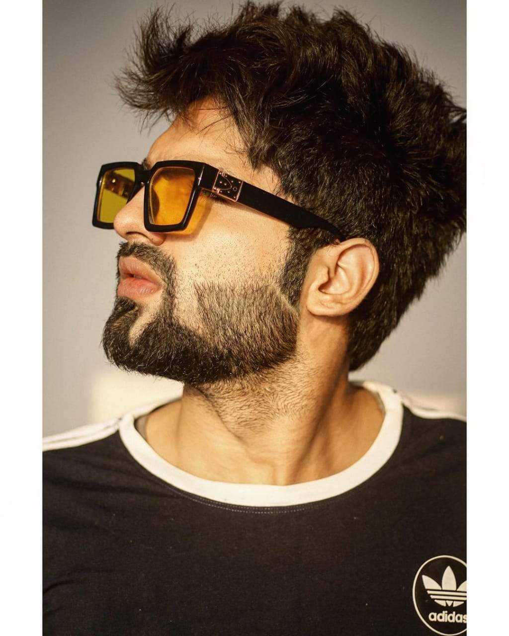 sahil khan ,badshah Retro Millionaire Sunglasses Square Metal Punk Rock Hip  hop Glasses Men Women