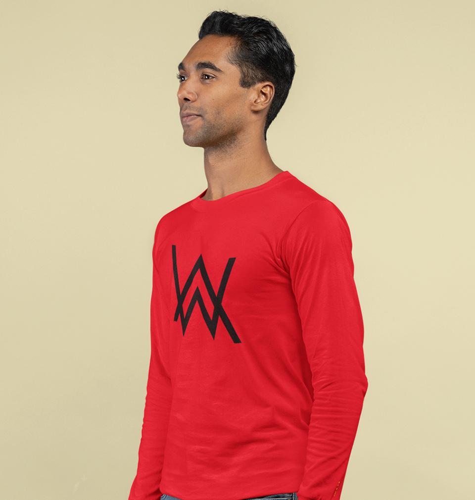 Alan Walker Full Sleeves T-Shirt For Men-FunkyTradition - FunkyTradition