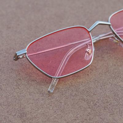 Andreas Pink Edition Trapezoid Sunglasses For Men And Women-FunkyTradition - FunkyTradition