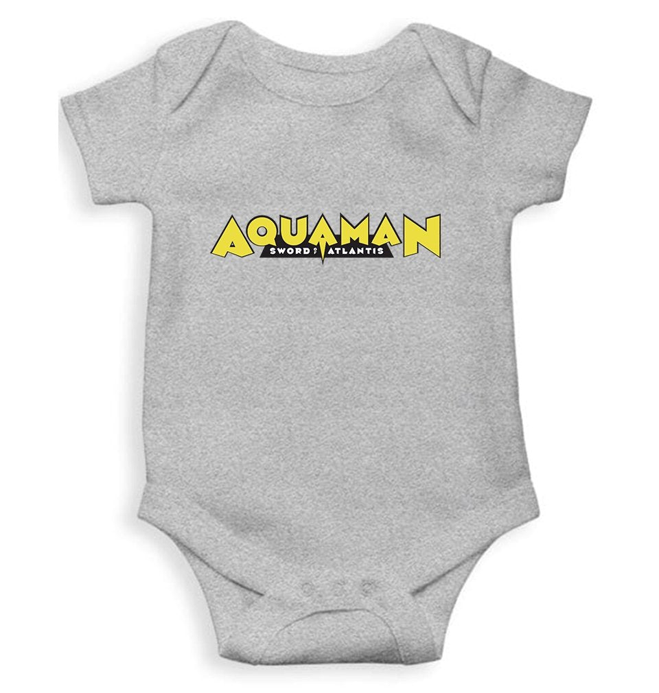 Aqua Man Rompers for Baby Girl- FunkyTradition - FunkyTradition