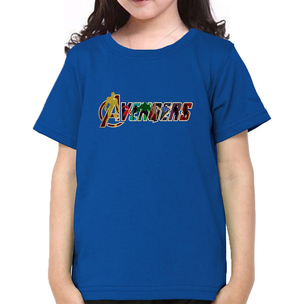 Avengers Half Sleeves T-Shirt For Girls -FunkyTradition - FunkyTradition