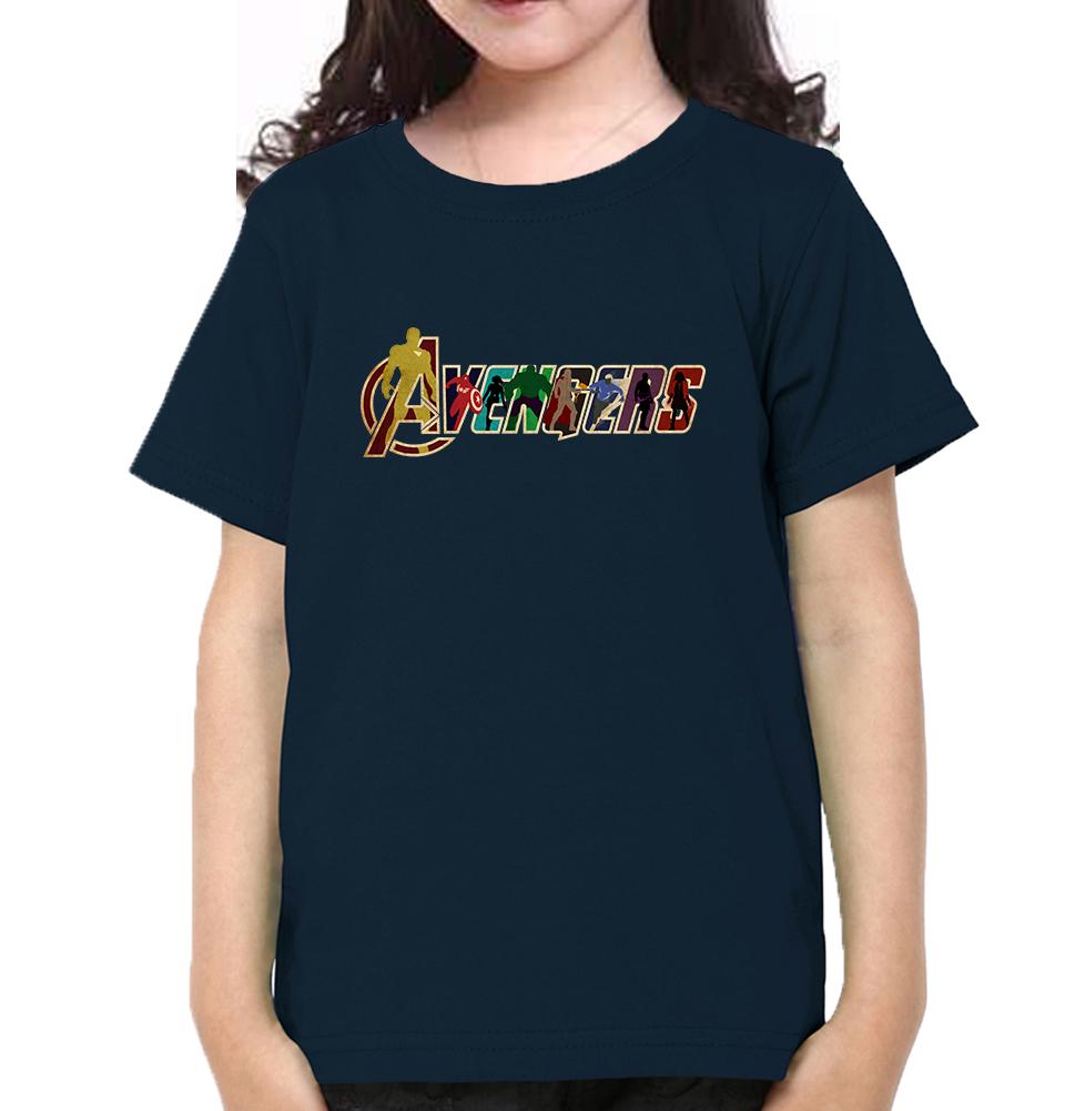 Avengers Half Sleeves T-Shirt For Girls -FunkyTradition - FunkyTradition