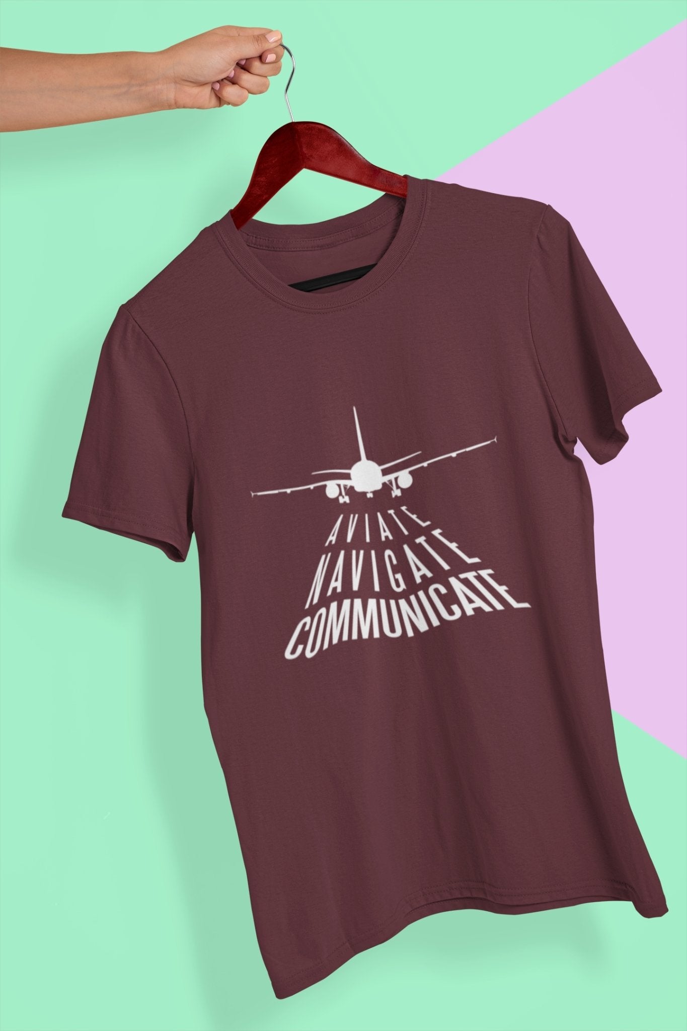 Aviation Quote Women Half Sleeves T-shirt- FunkyTradition - Funky Tees Club