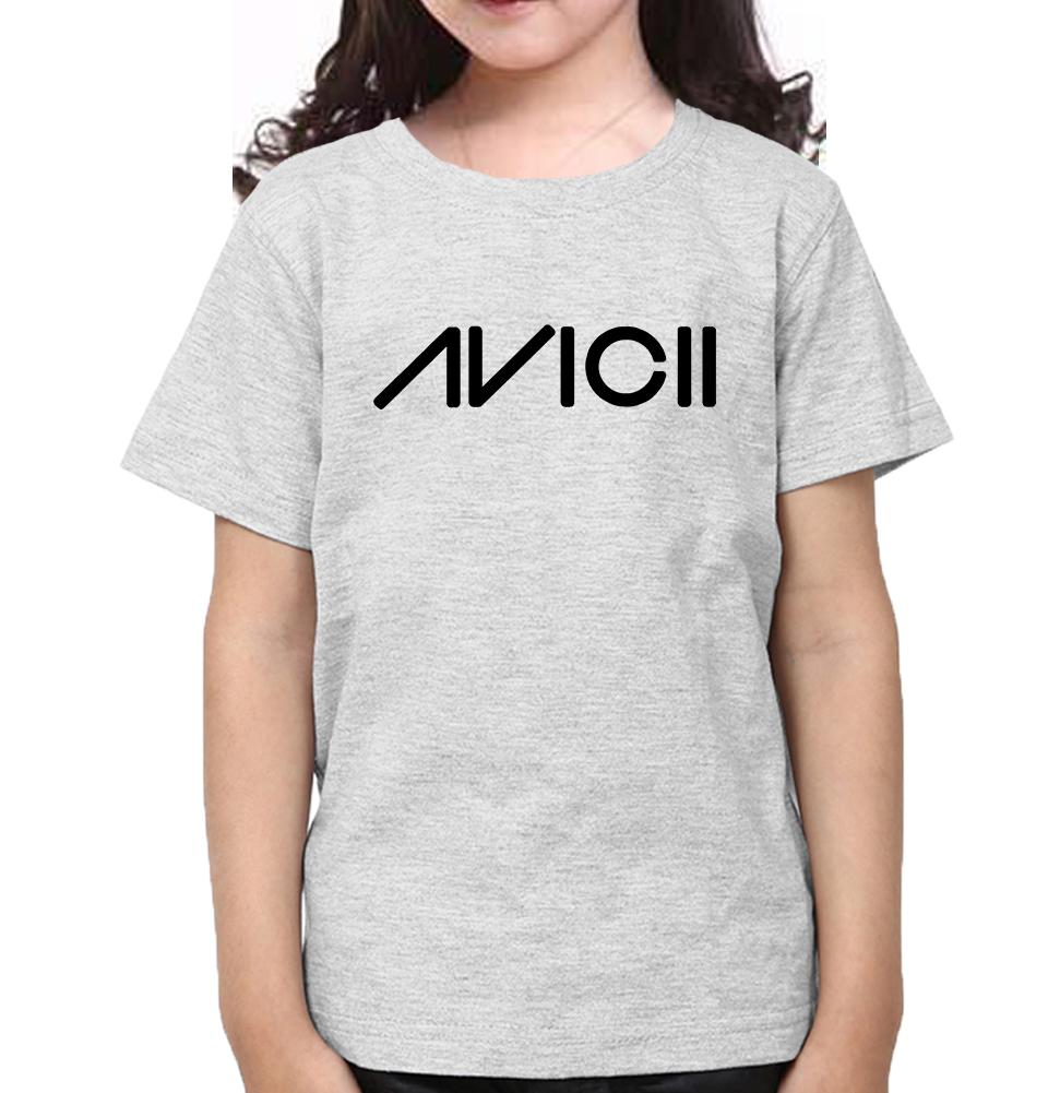 AVICII Half Sleeves T-Shirt For Girls -FunkyTradition - FunkyTradition