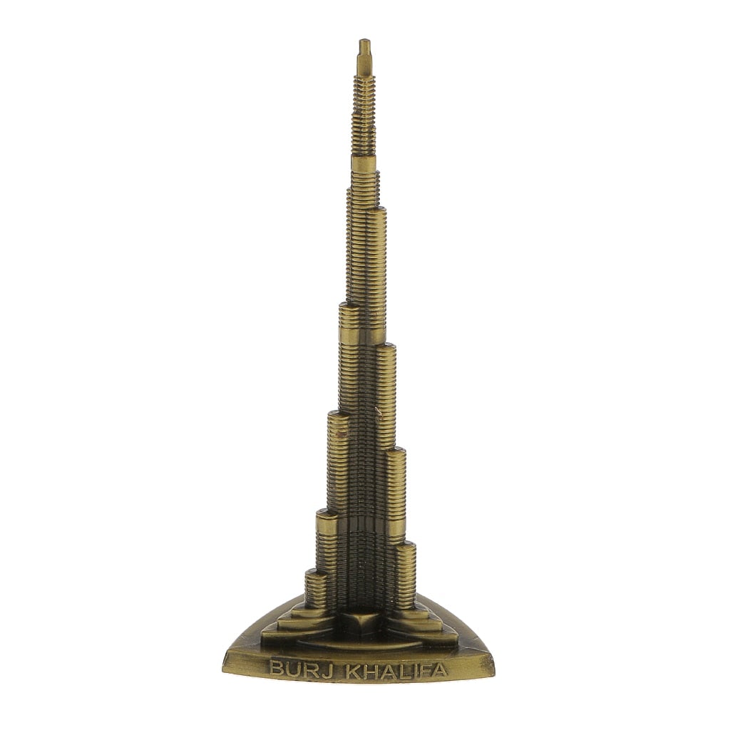 FunkyTradition Burj Khalifa Tallest Building Tower Collectible Statue Metal Showpiece