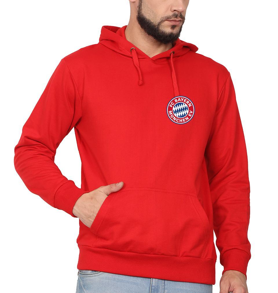 Bayern Munich Logo Men Hoodies-FunkyTradition - Funky Tees Club