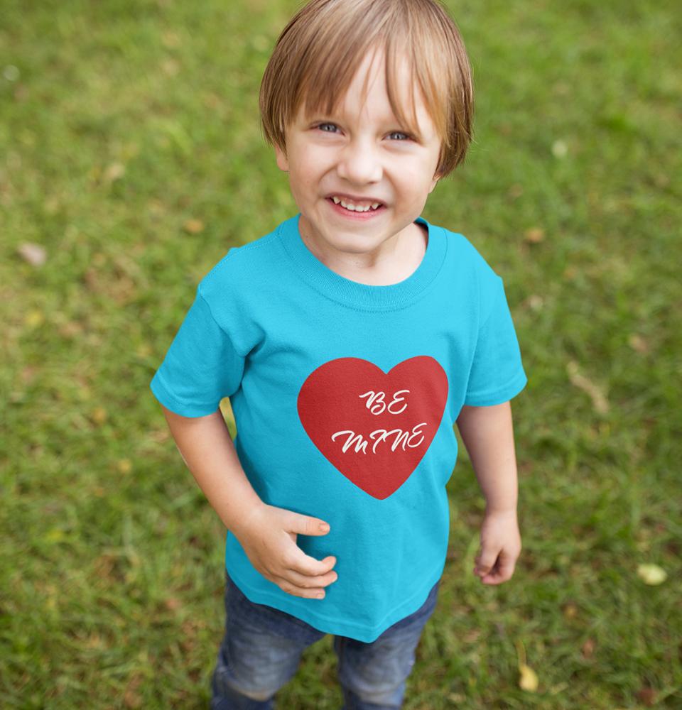 Be Mine Half Sleeves T-Shirt for Boy-FunkyTradition - FunkyTradition