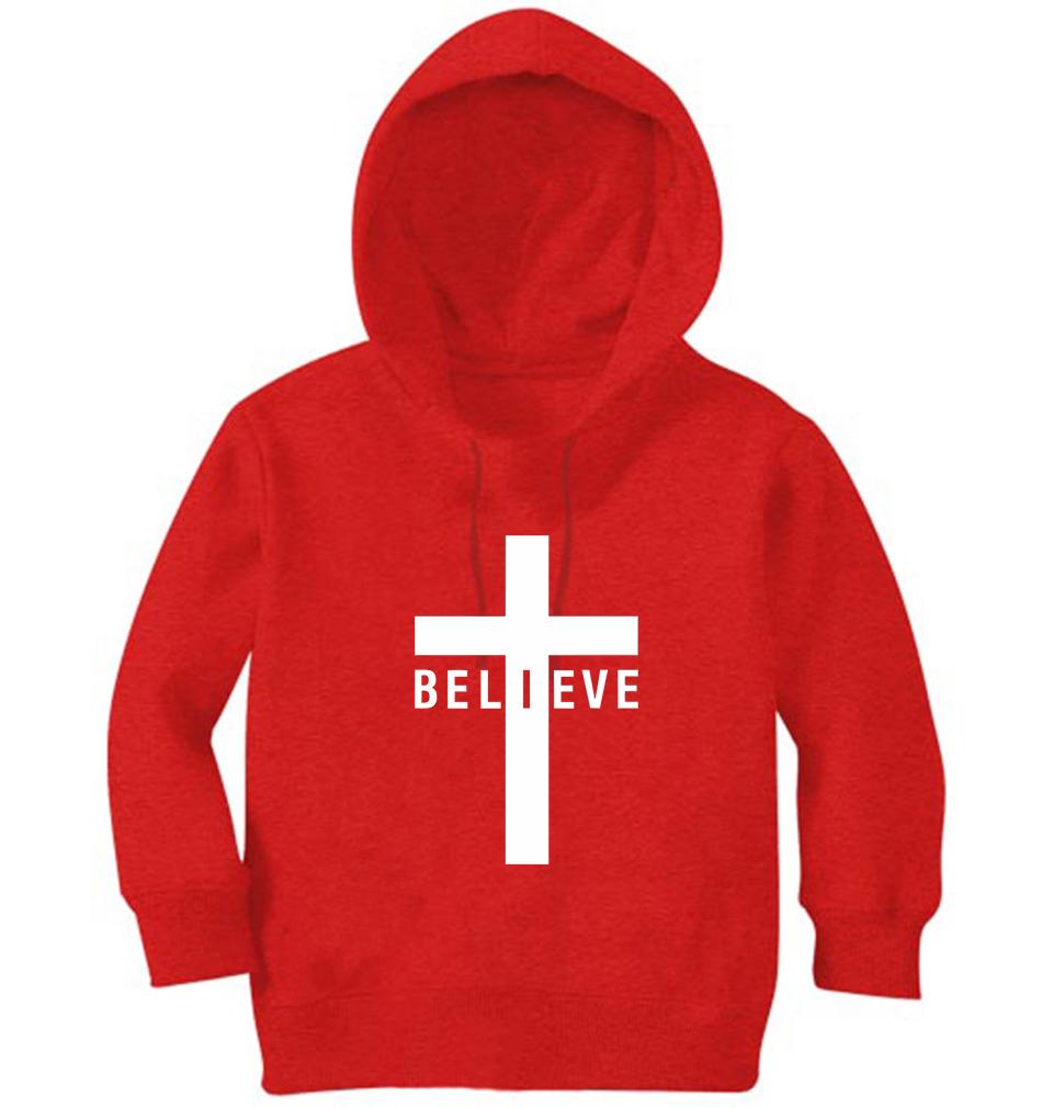 Believe Hoodie For Boys-FunkyTradition - FunkyTradition