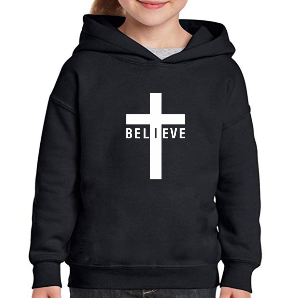 Believe Hoodie For Girls -FunkyTradition - FunkyTradition