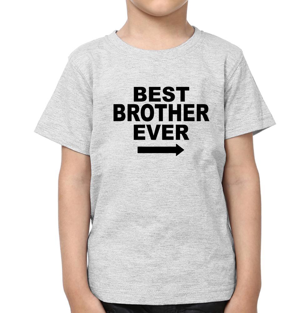 Best Brother Ever Brother-Brother Kids Half Sleeves T-Shirts -FunkyTradition - FunkyTradition