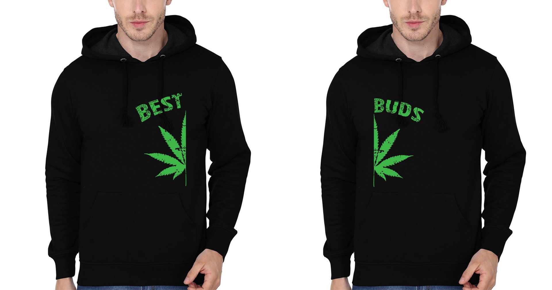 Best Buds BFF Hoodies-FunkyTradition - FunkyTradition
