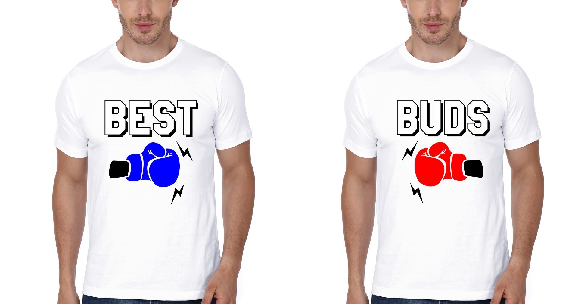 Best Buds Brother-Brother Half Sleeves T-Shirts -FunkyTradition - FunkyTradition
