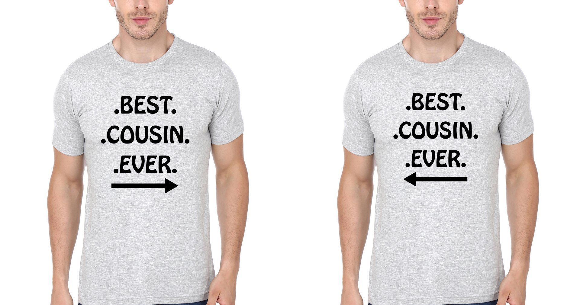 Best Cousin Ever Half Sleeves T-Shirts-FunkyTradition - FunkyTradition